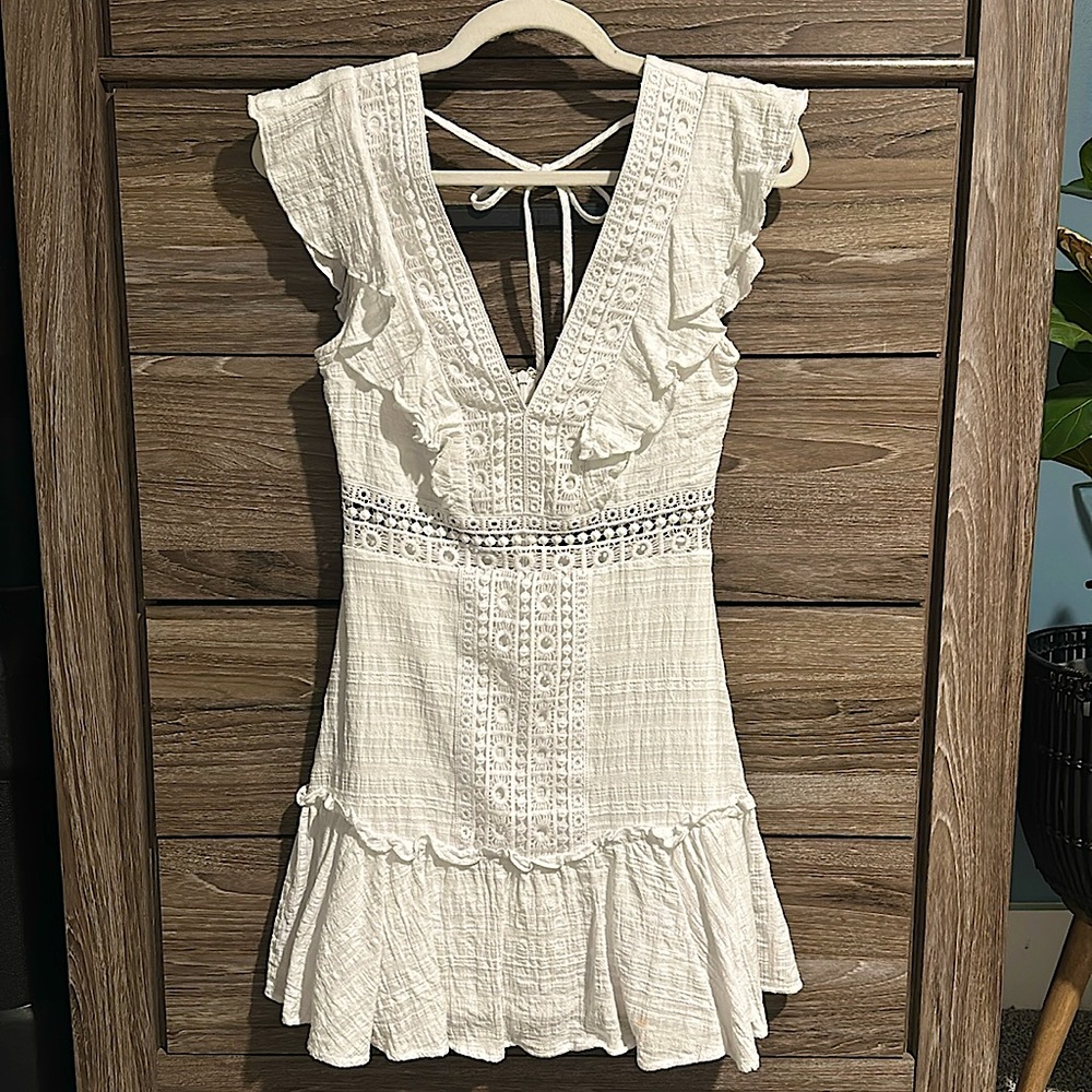 Altar’d State white mini dress